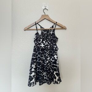 Charlotte Russe Black and White Tank Top